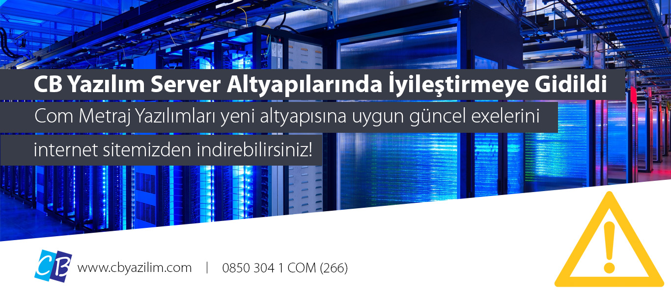 CB Yazılım Server Altyapı Güncellemesi