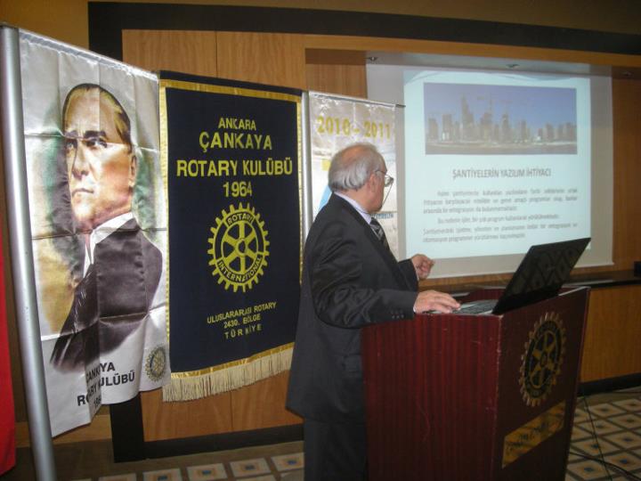 Çankaya Rotart Kulübü İnşaatlarda Bilgisayar Programlaması Konferansı Resim 7